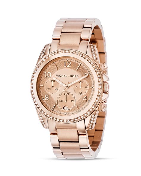 rose gold watch michael kors|rose gold mk watch cheap.